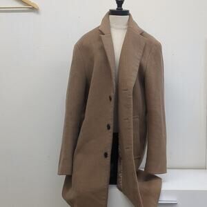 Giordano tan trench coat size Large‎